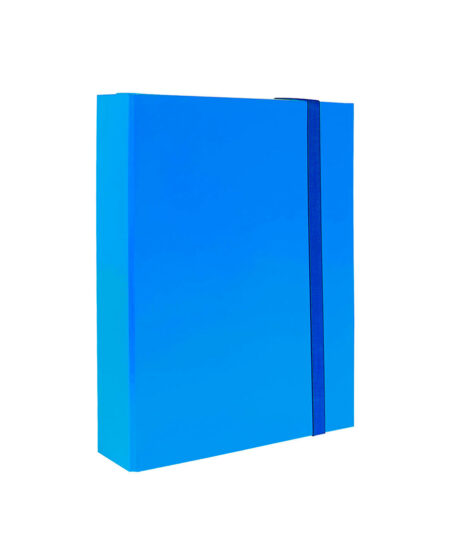 CARTELLA 3L CON ELASTICO 25X35 BLU
