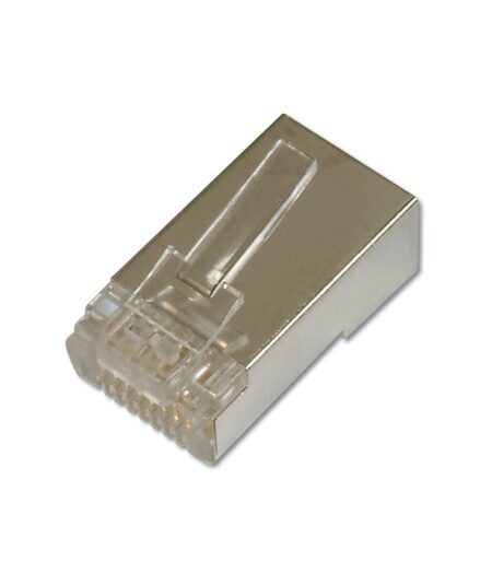 PLUG 8 POLI RJ45 CAT.5E UTP SCHERMATO PER CAVI RETE FLESSIBILI