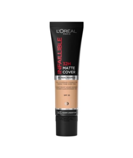L'OREAL INFAILLIBLE 24H MAT COVER FONDOTINTA 145 BEIGE DORE