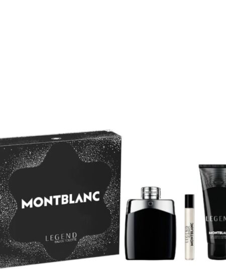 MONTBLANC LEGEND UOMO COFFRE EDT + EDT+ S/G  100 ML +7,5ML + 100 ML