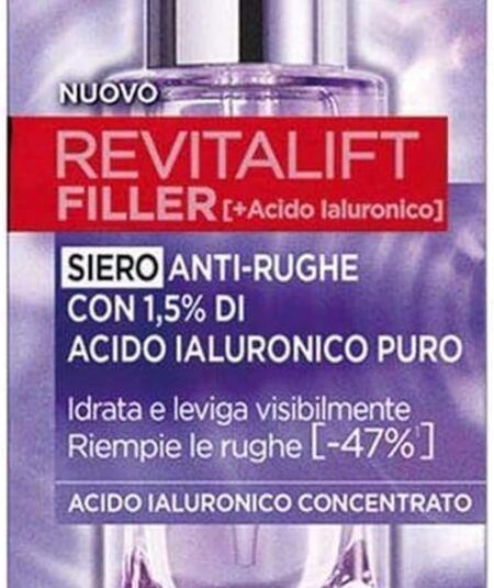 L'OREAL REVITALIFT FILLER SIERO ANTI-RUGHE ACIDO IALURONICO  30ml