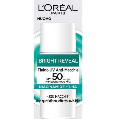 L'OREAL BRIGHT REVEAL FLUIDO UV ANTI-MACCHIE SPF 50+  50 ML