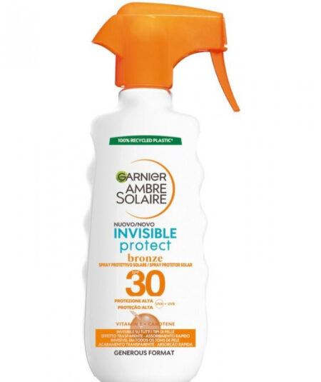 GARNIER AMBRE SOLAIRE INVISIBLE PROTECT GACHETTE SPF 30 300 ML