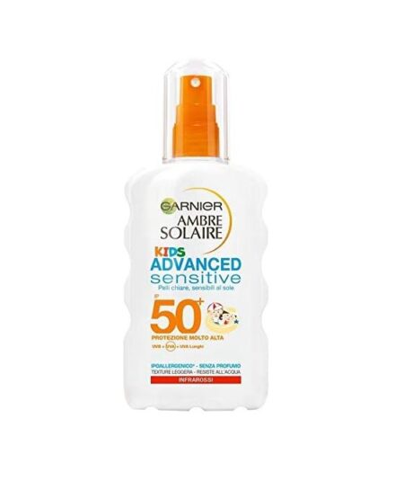 GARNIER AMBRE SOLAIRE KIDS ADVANCED SENSITIVE CERAMIDE 50 +  270 ML