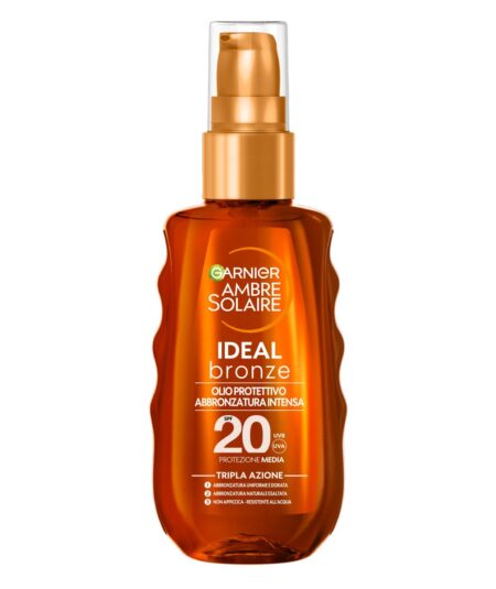 GARNIER AMBRE SOLAIRE IDEAL BRONZE OLIO PROTETTIVO SPF 20 150 ML
