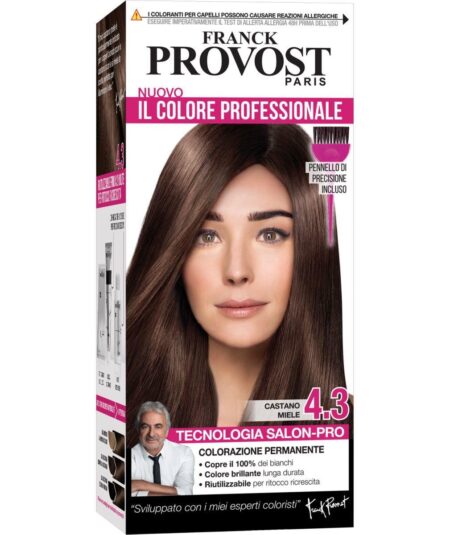 FRANCK PROVOST COLORAZIONE PERMANENTE 4,3 CASTANO MIELE