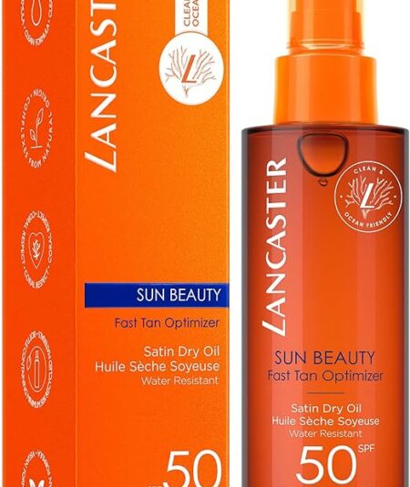 LANCASTER SUN BEAUTY FAST TAN OPTIMIZER SATIN DRY OIL SPF50 150ML