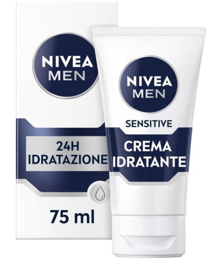 NIVEA MEN SENSITIVE CREMA IDRATANTE 0% ALCOOL 24 H  75 ML
