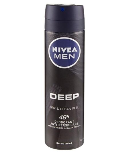 NIVEA DEO MEN DEEP BLACK CARBON  150 ML