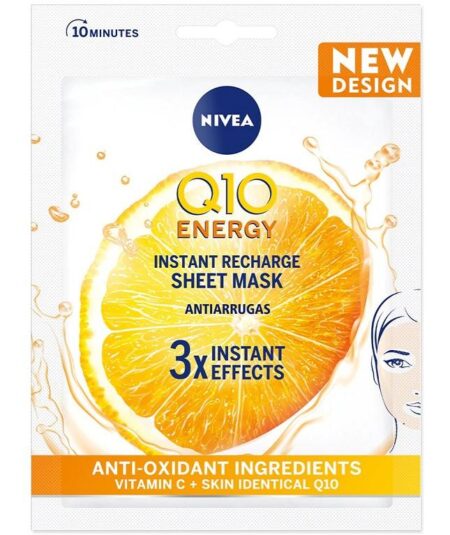 NIVEA Q10 ENERGY MASCHERA ANTIRUGHE IN TESSUTO