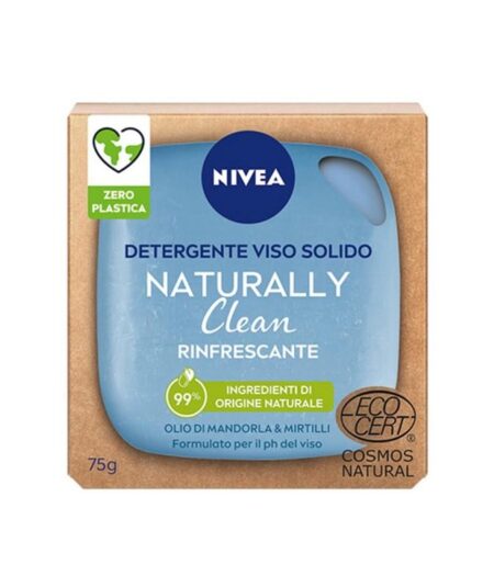 NIVEA NATURALLY DETERGENTE VISO SOLIDO RINFRESCANTE  75 GR