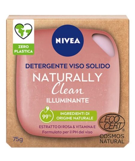 NIVEA NATURALLY DETERGENTE VISO SOLIDO ILLUMINANTE 75 GR