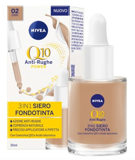 NIVEA Q10 ANTIRUGHE POWER 3 IN 1 SIERO FONDOTINTA  30 ML