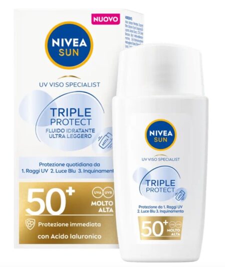 NIVEA SUN TRIPLE PROTECT VISO SPF 50+  40 ML