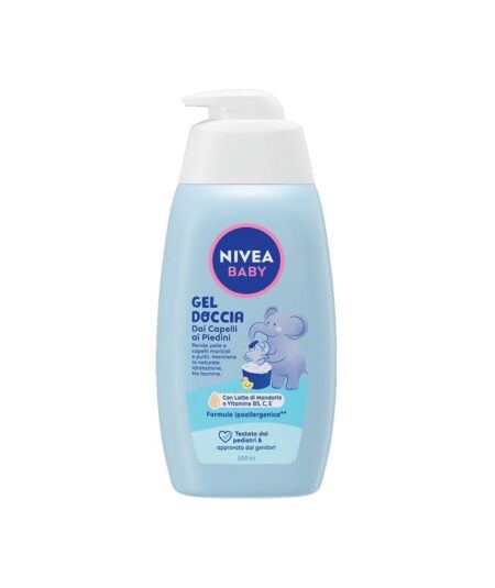 NIVEA BABY GEL DOCCIA DAI CAPELLI AI PIEDINI DETERGENTE  500ML