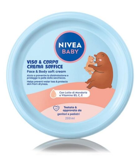NIVEA BABY CREMA SOFFICE VISO E CORPO VASO  200 ML