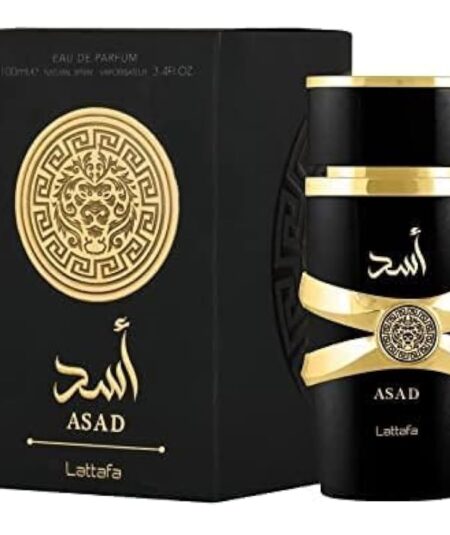 Lattafa Asad Man Eau de Parfum 100 ml – Profumo Arabo Speziato‑Gourmand per Uomo