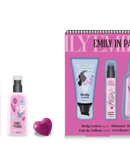 EMILY IN PARIS COFFRET EDT+ B/L+A/P+SAPONE CUORE  10ml+65ml+30gr