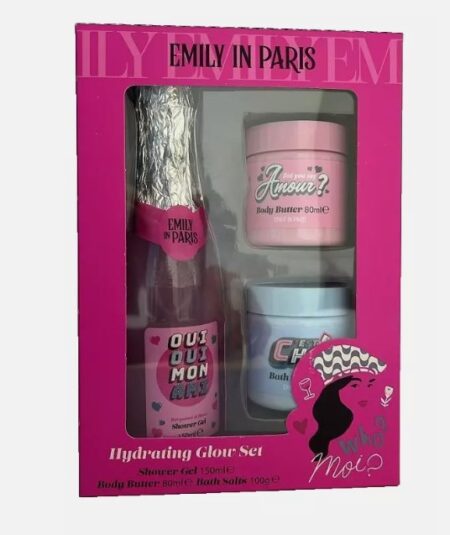 EMILY IN PARIS COFFRET S/G +BURRO CORPO+SALI BAGNO 150ML+80ML
