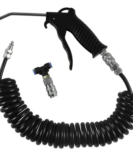 PISTOLA AD ARIA COMPRESSA + TUBO SPIRALATO DA 3/8" LUNGHEZZA 5M