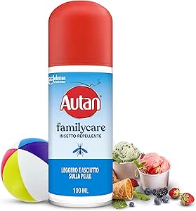 Autan Multinsetto Spray Vapo 100 ml – Repellente Antizanzare e Insetti