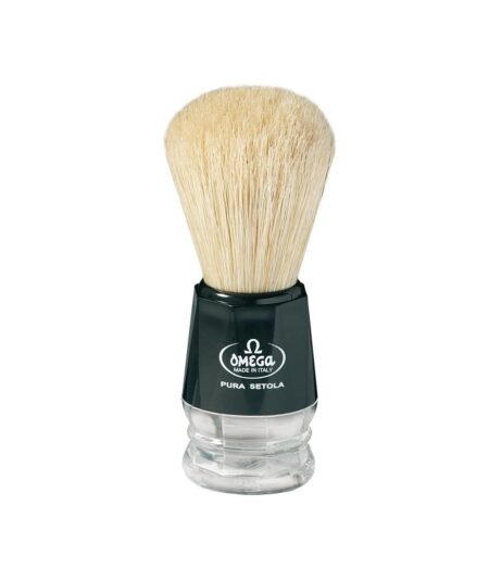 OMEGA PENNELLO BARBA SETOLA STERILIZZATA NERO/ ARGENTO