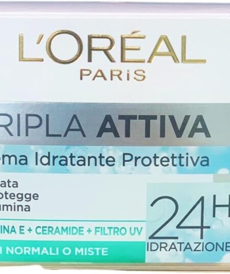 L'OREAL TRIPLA ATTIVA CREMA IDRATANTE PROTETTIVA 50ml