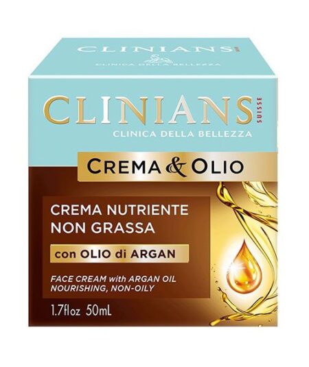 CLINIANS CREMA &OLIO CREMA NUTRIENTE NON GRASSA CON OLIO DI ARGAN 50ml