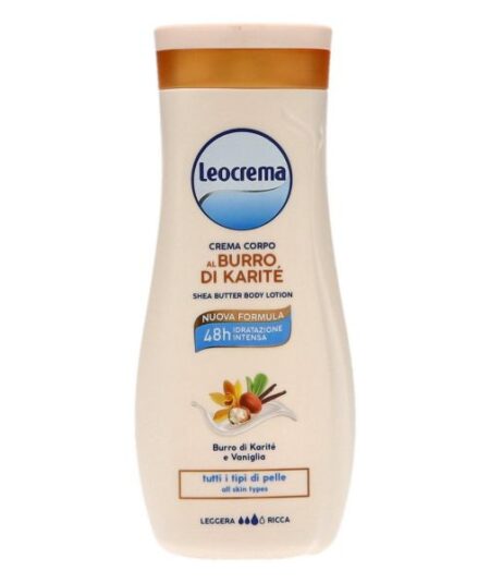 LEOCREMA CORPO AL BURRO DI KARITE' 48H 250ML