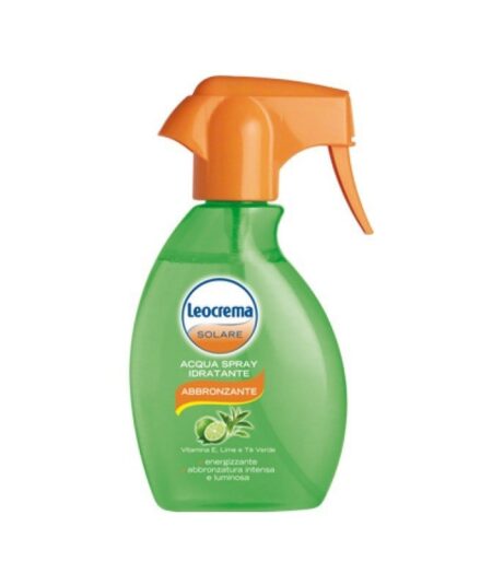 LEOCREMA SUN ACQUA SPRAY RESISTENTE IDRATANTE ABBRONZANTE LIME E THE' VERDE 250ML