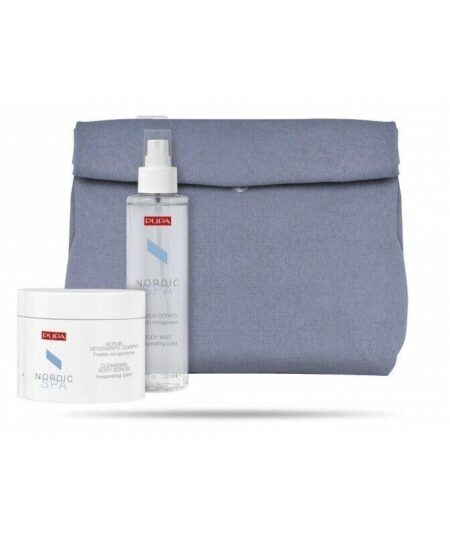 PUPA COFFRET NORDIC SPA KIT III SCRUB 250 ml+ A/P 150ml + POCHETTE