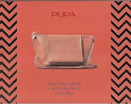 PUPA COF.  NEW MASCARA VAMP SEXY LASHES +EYE PENCIL+POCHETTE