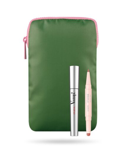 PUPA KIT VAMP! MASCARA 9 ML + VAMP! CREAMY DUO + POCHETTE