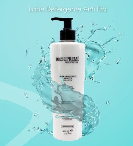 BIOSUPREME SKIN LONG LIFE LATTE DETERGENTE ANTIETA'  VISO OCCHI  400ml