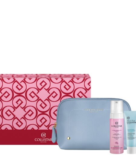 COLLISTAR COFF MASCHERA ACIDO+MOUSSE D.+GOCCE MAG+POCHETTE 75ml+180ml