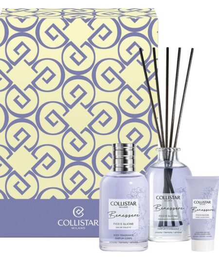 COLLISTAR COFF.FICO E GLICINE EDT+CREMA C.+DIFFUSORE AMB 100ml+50ml