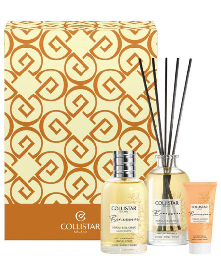 COLLISTAR COFF. NEROLI E ELICRISO EDT+CREMA C.+DIFFUSORE AMBIENTE 100ml+50ml
