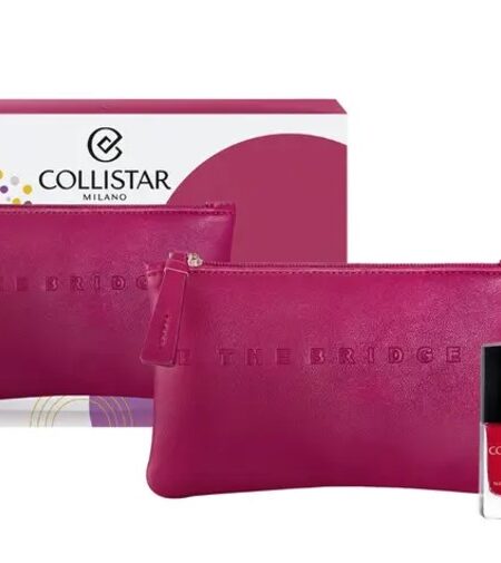 Collistar Coffret Puro Smalto 111 Rosso Milano + Base Rafforzante 3in1 + Beauty Case