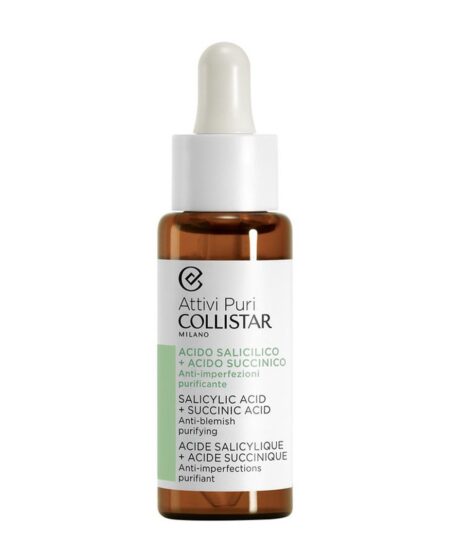 COLLISTAR ATTIVI PURI SIERO ACIDO SALICILICO+ACIDO SUCCINICO  30ml