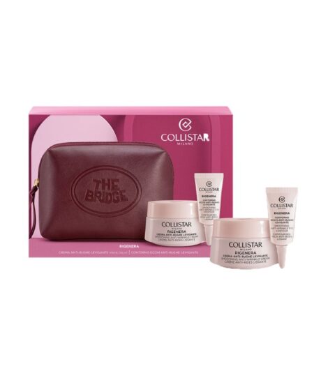 COLLISTAR RIGENERA COFF. CREMA ANTI-RUGHE+CONTORNO OCCHI.+POCHETTE  50ml+15ml