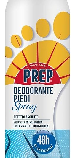 PREP DEODORANTE PIEDI EFFETTO ASCIUTTO SPRAY  100ml