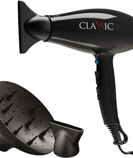 GAMA PHON CLASSIC NERO 2200 WATT CON DUE BOCCHETTE E DIFFUSORE