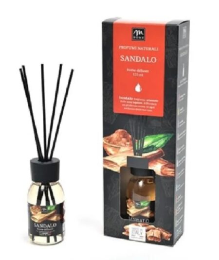 MERCURY DIFFUSORE DI ESSENZA SANDALO  CON BACCHETTI COTONE  125ML