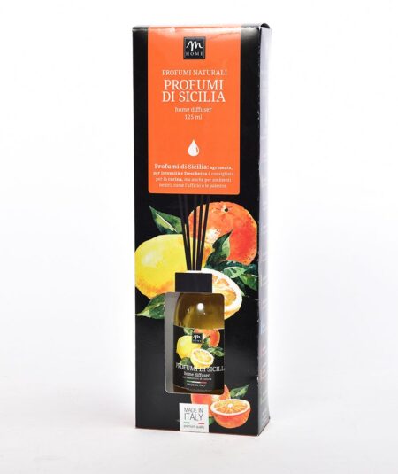 MERCURY DIFFUSORE DI ESSENZA PROFUMI DI SICILIA  CON BACCHETTI COTONE  125ML