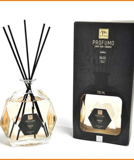 MERCURY PROFUMO DIFFUSORE BOTTIGLIA ESAGONALE TALCO  700ML