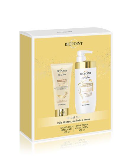 BIOPOINT VELVET DUO COFFRET BAGNO OLIO SETIFICANTE+C/CORPO  200ml+400ml