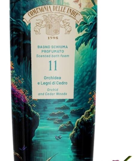 COMPAGNIA DELLE INDIE BAGNOSCHIUMA PROFUM ORCHIDEA E LEGNI CEDRO  500ml