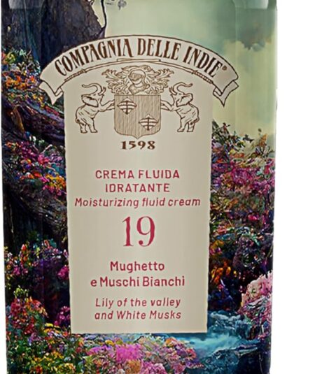 COMPAGNIA DELLE INDIE CREMA FLUIDA IDRATANTE MUGHETTO E MUSCHIO BIANCO 250ml