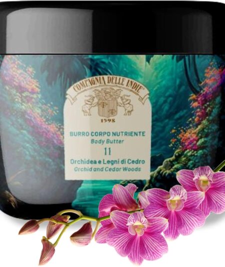 COMPAGNIA DELLE INDIE BURRO CORPO NUTRIENTE ORCHIDEA-LEGNICEDRO 250ml