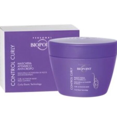 BioPoint Control Curly Maschera Attiva Ricci 200 ml – Capelli Ricci Morbidi, Definiti e Senza Crespo